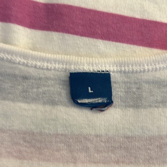 Old Navy Rainbow Striped Summer Spring Casual Razorback Tank Top Size Large - Picture 4 of 5